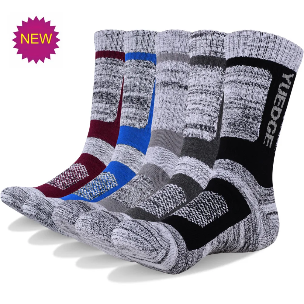 

YUEDGE men's thick cotton socks special winter thick warm socks quality winter men's Harajuku retro warm socks (5 pairs)