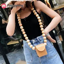 Женская сумка маленькая сумка плетеная бамбуковая Сумка Пляжная соломенная сумка на плечо для женщин деревянная круглая пляжная сумка bolsa feminina