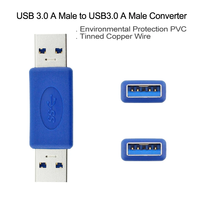 USB موصل الإناث أو الإناث USB محول ل كابل بيانات USB محول AM-AM AM-AF AF-AF AM-BM AF-مايكرو B USB التمديد رئيس
