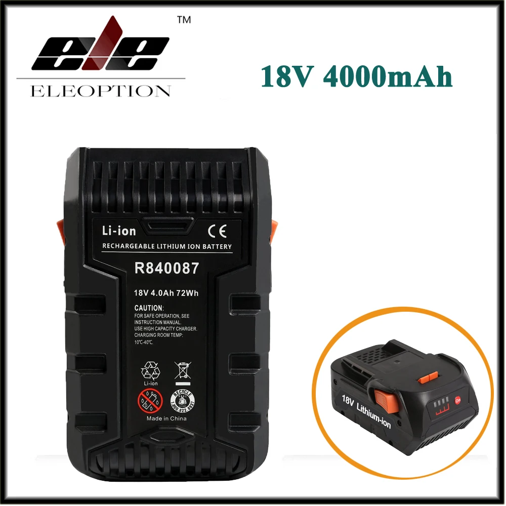 New Eleoption 4000mAh 18V Li ion Rechargeable font b Power b font font b Tool b