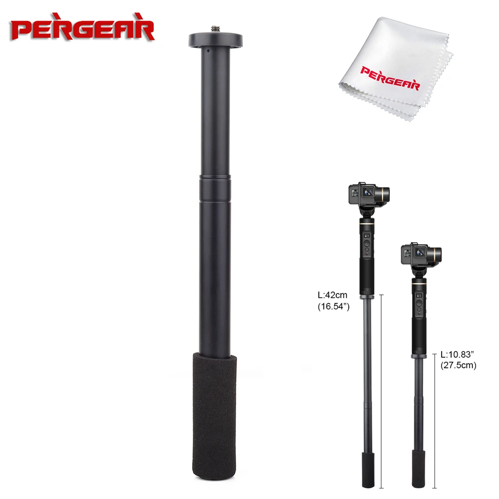 Удлинитель Pergear 27 5 см ~ 42 для DJI Osmo Mobile 2 Zhiyun Smooth 4 Q Feiyutech G6 G5 V2 WG2 Gimbals с винтом