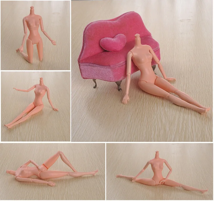 

1 pc Doll Body / with 12 joint moveable /for barbie doll Accessories / toys for girls free shipping