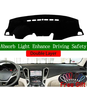 

Double Layer Car Stickers For CHERY ARRIZO 7 2013 2014 2015-2017 Dashboard Cover Car Accessories Interior Anti-UV Car Decals