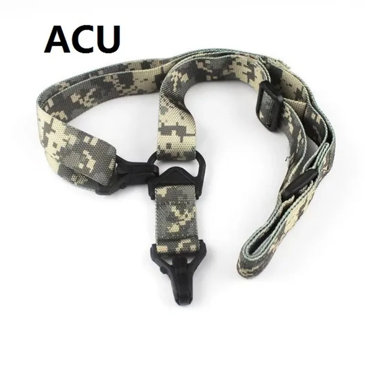 

Outdoor 2 Two Points Nylon Multi Mission Adjustable Airsoft Tactical Rifle Gun Sling Quick Detach QD Swivel Hunting Gun Strap