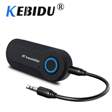 Kebidu Bluetooth передатчик 3,5 мм аудио адаптер беспроводной Bluetooth стерео аудио передатчик адаптер для ТВ наушников