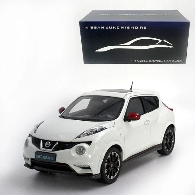 118 Diecast Model for Nissan Juke Nismo RS 2014 White Alloy Toy Car