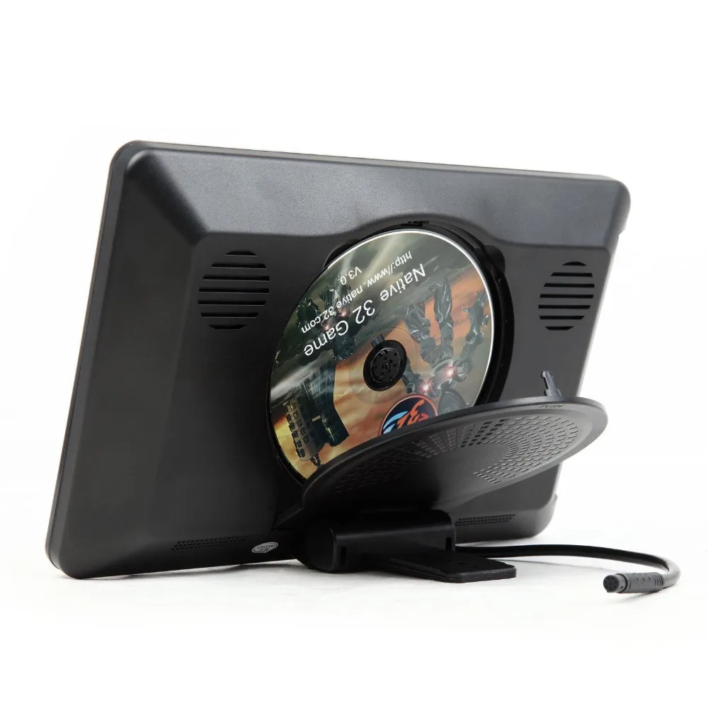 Flash Deal Single 10.1" HD Car Pillow Headrest Digital Monitor DVD Player car Attached Headrest PC with IR headphone Touch Button 1024*600 4