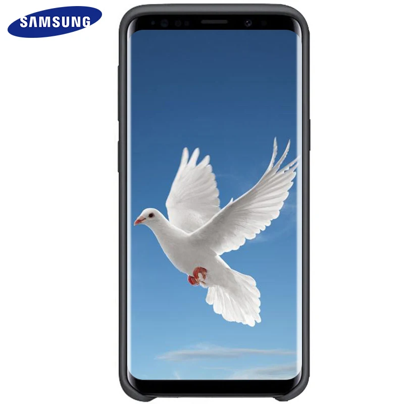Силиконовый чехол для Samsung S9 S 9 Plus 100% оригинальная задняя крышка 360 роскошный