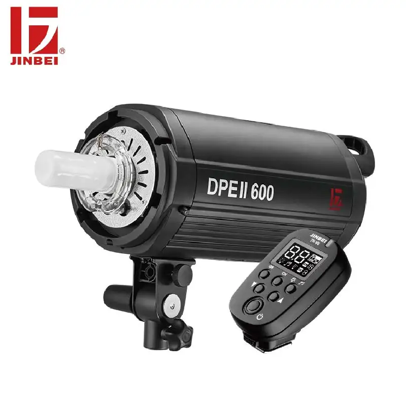 Набор фотовспышек JINBEI DPE для студии 600 Вт с тригггером GN80 ЖК-дисплеем встроенным