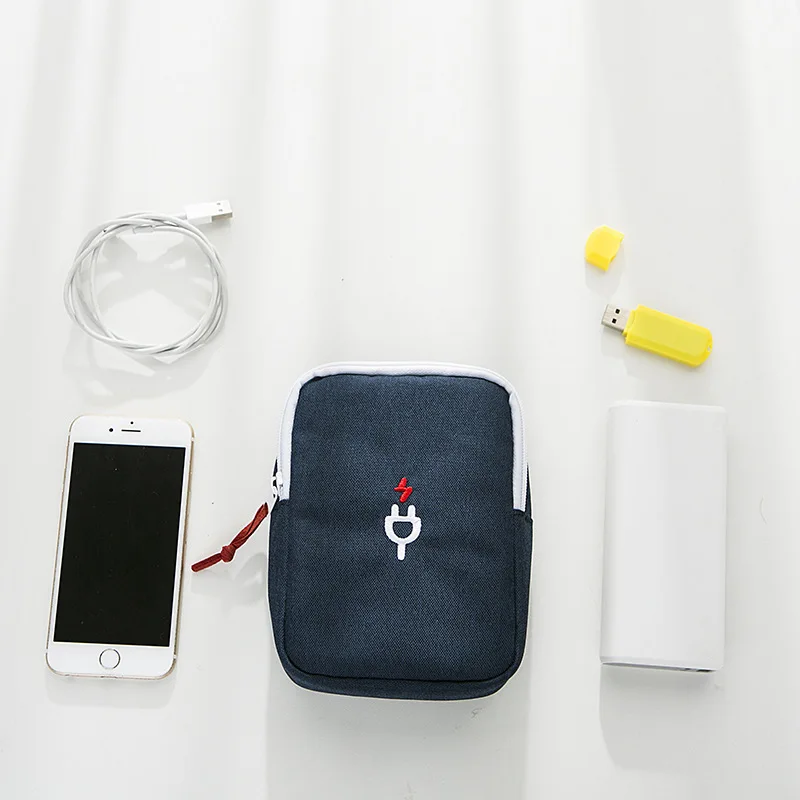 

New Digital Storage Bag Data Cable Charging Treasure Hard Disk Phone Bag