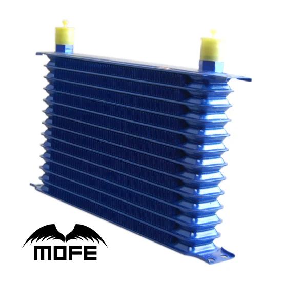 

AN10 Aluminum 13 Row Engine Transmission Oil Cooler Blue