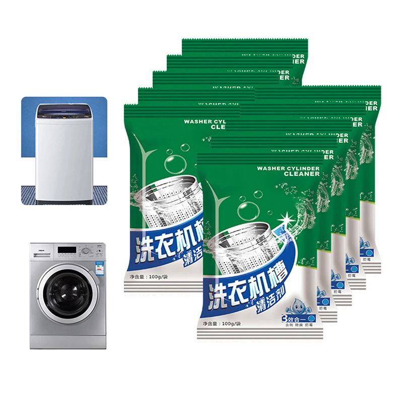 

Home Bathroom Washing Machine Cleaner Supplies Effective Decontamination Kitchen Washing Machine Tank Cleaning Agent Bags Newest