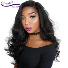 13×6 Deep Parting Body Wave Lace Front Wig Peruvian Remy Human Hair Wigs With Baby Hair Pre Placked Lace Wig Dream Beauty