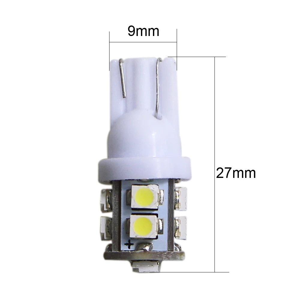 KEIN 100 шт. 168 194 w5w t10 Светодиодные Автомобильные лампы 3528 10smd 12V светодиодных фар для
