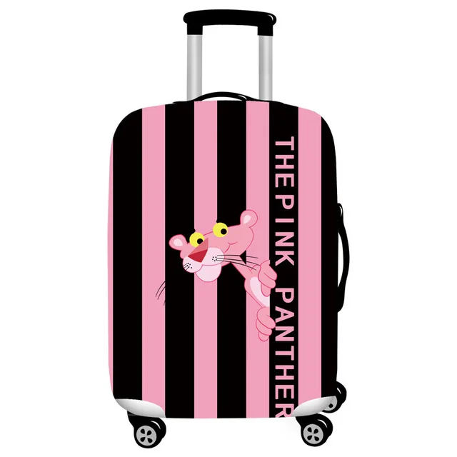 Эластичный Чехол для багажа с рисунком Микки, пылезащитный чехол 18-32 дюймов, чехол для тележки, защитные чехлы, аксессуары для путешествий - Цвет: Коричневый