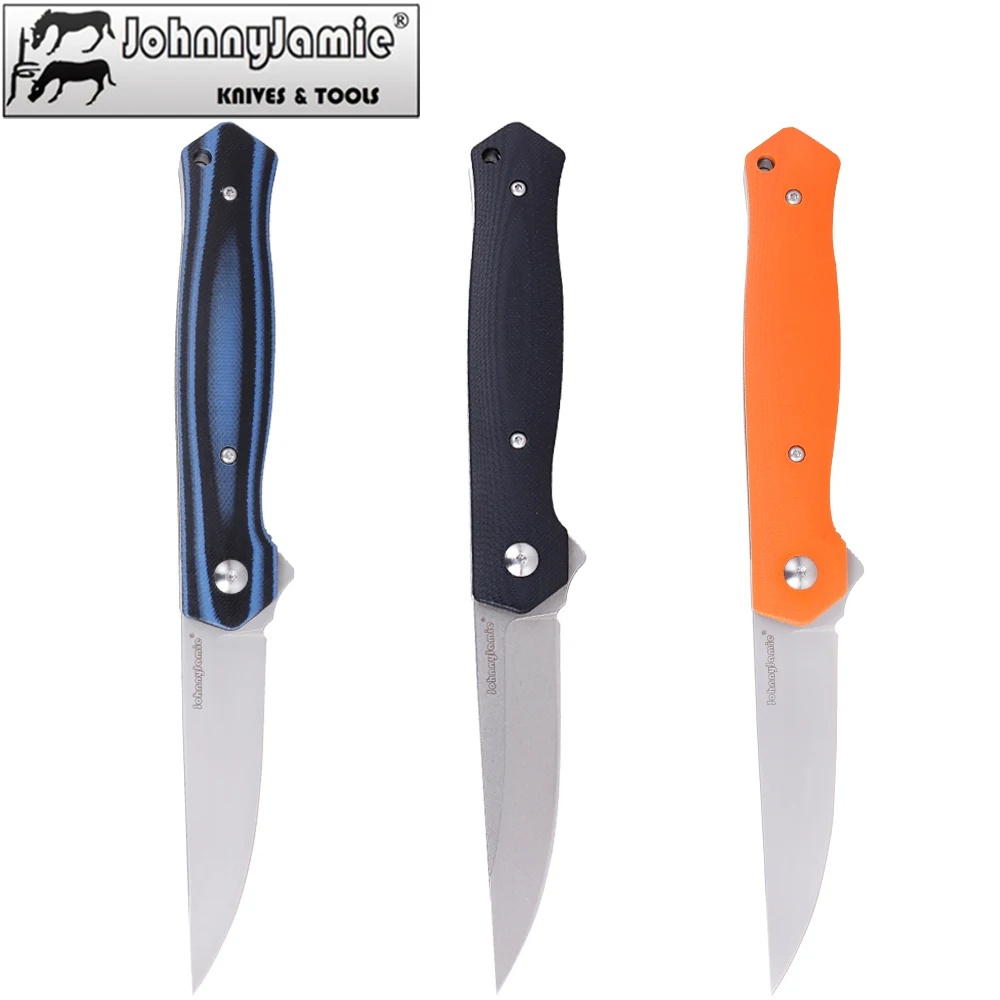 

DX Version JohnnyJamie KWAIKEN III C11GPBLBK Tactical Hunting Knife Folding Blade Plain Edge D2 Steel G10 Handle Camping Knifes