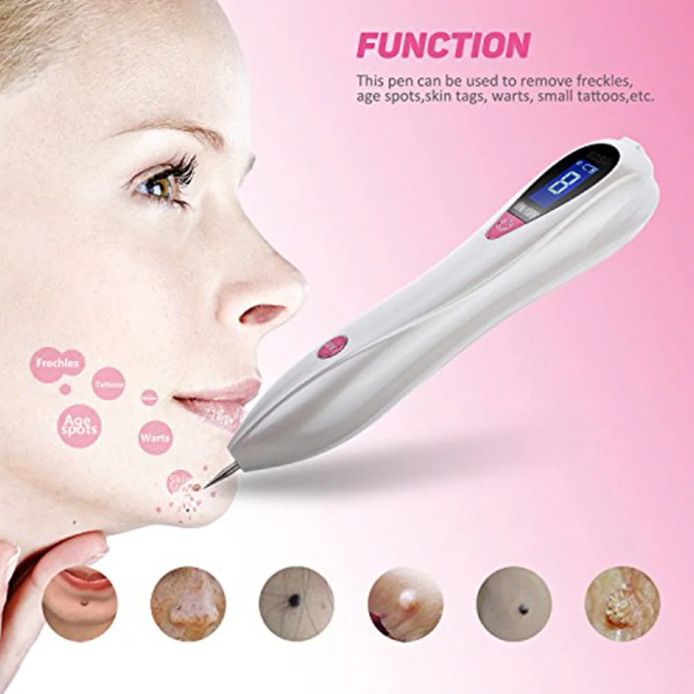 

Skin Tag Mole Remover BDSii Portable Rechargeable Mole Removal Pen for Face Body - Self Black Raised