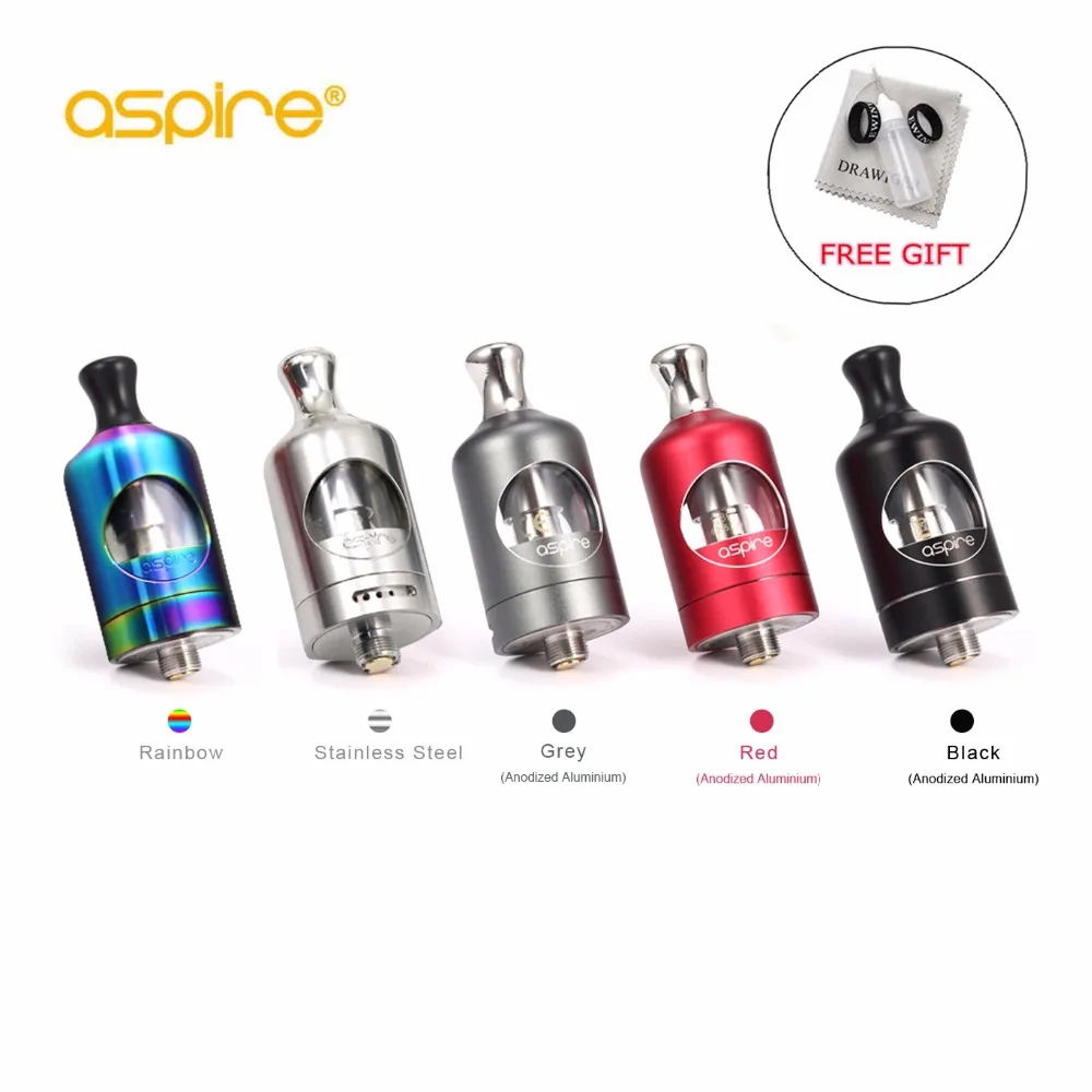 

Aspire Nautilus 2 Atomizer Electronic Cigarette MTL Tank with Nautilus 0.7 ohm 1.8ohm BVC Coil Vape Tank for E Cigarette Box Mod