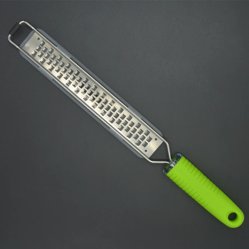 Микросамолет лимонный зестер, терка для сыра с зеленой удобной ручкой
