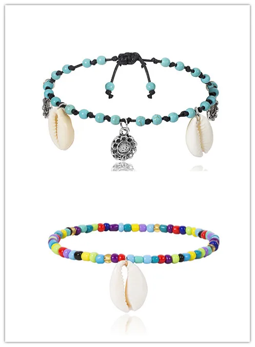Charm Boho Beads Ankle Bracelet Anklet Chain Foot Vintage Beach Sandal Jewelry Gift For Women