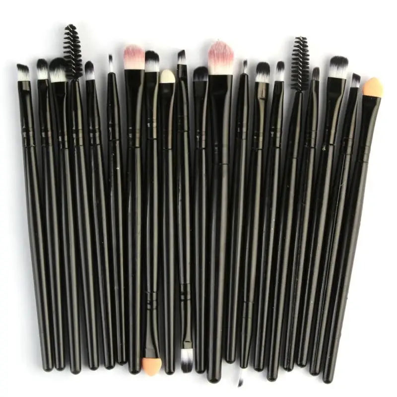 

2018 New Fashion 20pcs/set Makeup Brushes Black Set Tools Goat Hair Make-up Toiletry Kit Wool Make Up Brush Set Pincel Maquiagem