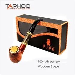 TAPHOO E pipe 618 E-pipe 618 Vape мод Труба Электронная сигарета Двойная 900 мАч деревянная труба мод перезаряжаемая электронная труба