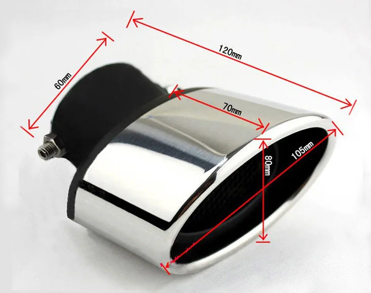 Car Exhaust Pipes Accessories Pipe Decoration Rear Eduction Products