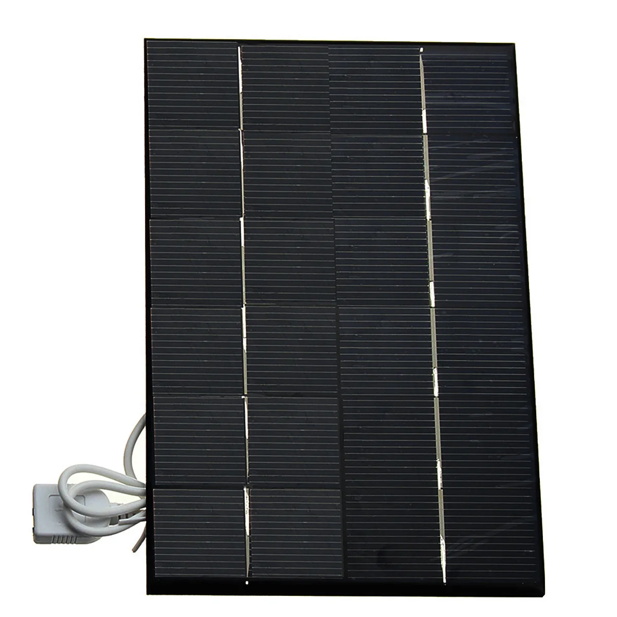 6 В 3 Вт 5 Вт поликремния солнечного Зарядное устройство DIY открытый Солнечный Мощность банк Отдых Открытый спорт инструменты Батарея
