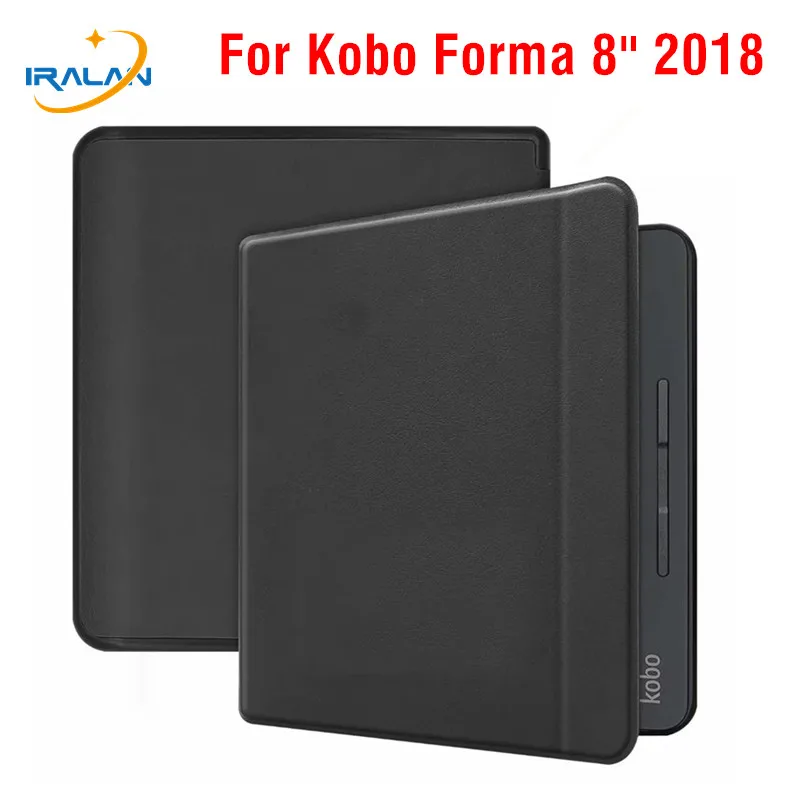 Тонкий Смарт Электронные книги чехол для Kobo Forma 8 "2018 Folio из искусственной кожи читалка чехол для Kobo Forma 8 дюймов Авто Сон Пробуждение + пленка +