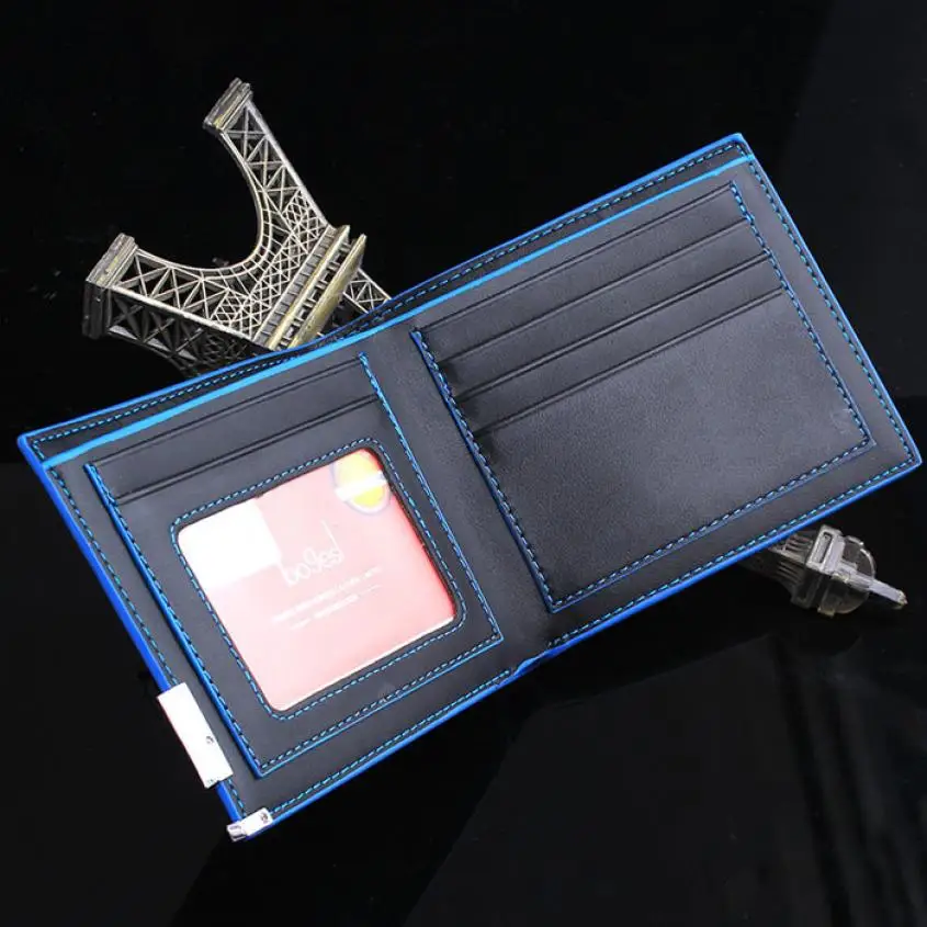 Мужской Стильный деловой кожаный бумажник держатель для карт кошелек для монет роскошный мужской кошелек известный бренд держатель для кредитных карт 14 40