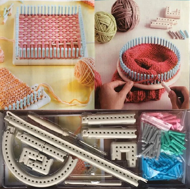 Afghan Loom Knitting Board Tool With 3 Projects For Sweater Socks Home  Sewing Handwork Kit Crafts Tools Sewing Tools - AliExpress