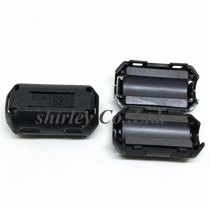 

10pcs new EMI TDK 9mm Clip-on RFI ZCAT2035-0930 Filter Snap Around Ferrite FOR AUDIO VIDEO Cable D25 free shipping