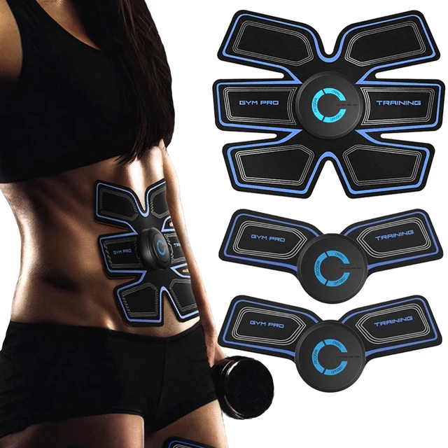 US $10.49 Abdominal Muscle Trainer Massage Stimulator Body Slimming Machine Fat Burning Fitness Training Work