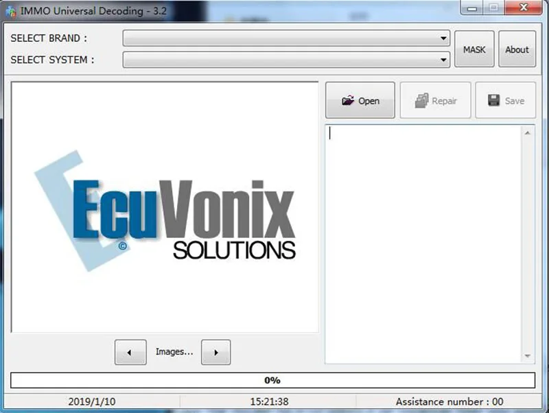EcuVonix 3 2 IMMO Универсальное декодирование удаление кода ECU с генератором ключей для