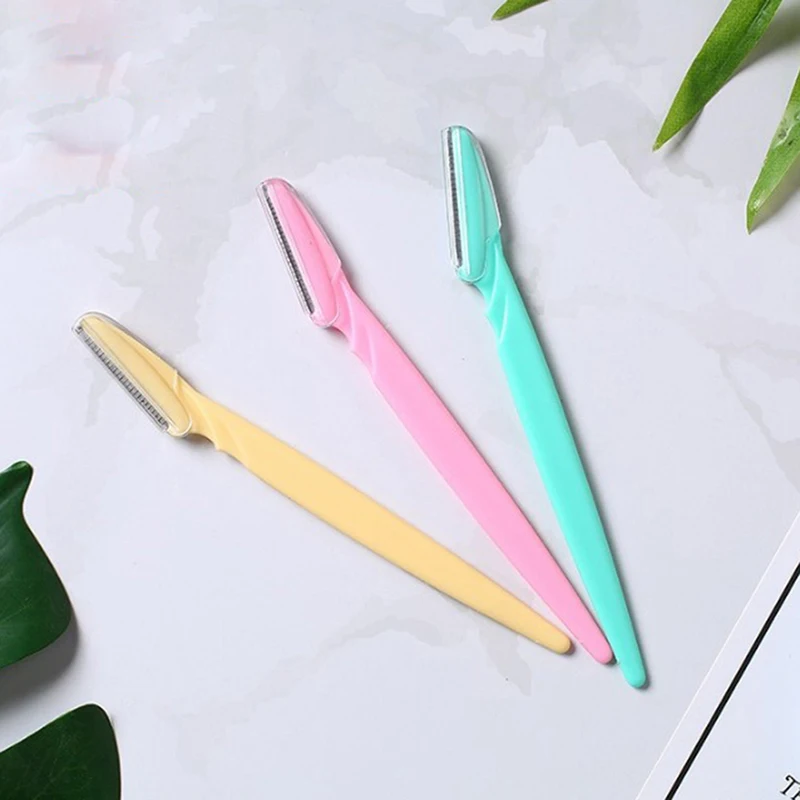 3pcs Women Facial Face Razor Eyebrow Trimmers Blades Shaverin Eyebrow