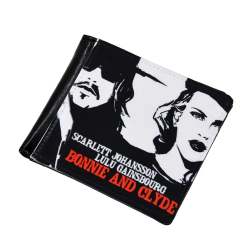 Folded thin-short wallet Black 2