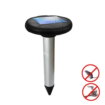 

Solar Powered Mouse Rat Repeller Ultar Sonic For Outdoor Ground Rodent Mole Mice #3