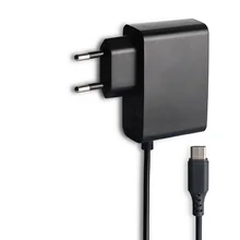 Адаптер переменного тока, зарядное устройство для переключателя Nod, игровая консоль NS, ЕС, вилка, настенный, для путешествий, для дома, зарядка 5 В, 2.4A, зарядка, usb type C, блок питания