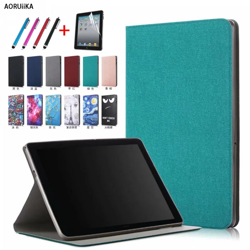 

Magnetic Slim Case for Huawei Mediapad T5 10 AGS2-W09/L09/L03/W19 10.1" Cover for Huawei Mediapad T5 10 Tablet case+film+stylus