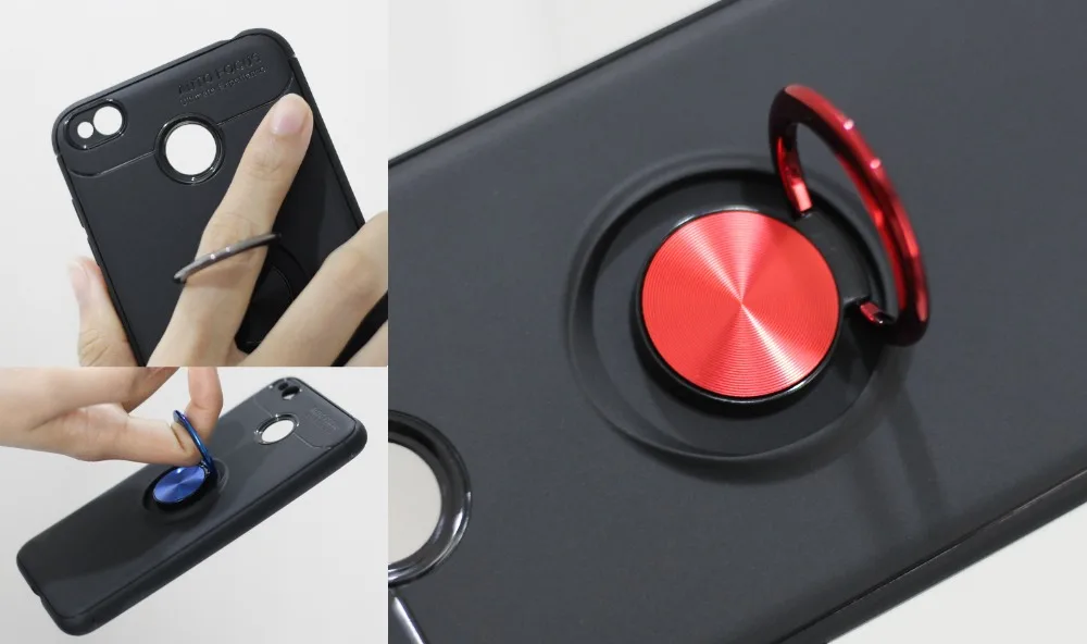 Модный чехол для телефона с магнитным кольцом s для xiaomi redmi 4X чехол с магнитным держателем для автомобиля