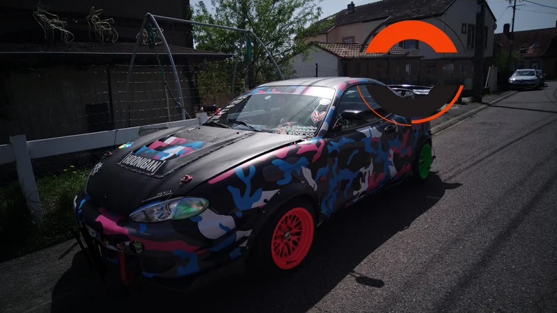 pink&blue&black camo vinyl wraps 22