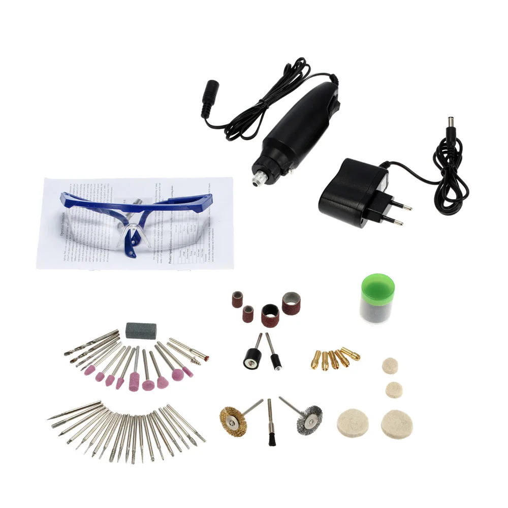 

86pcs Electric Grinding Set 110-240V AC Drill Grinder Tool for Milling Polishing Drilling Cutting Engraving Kit Accessories