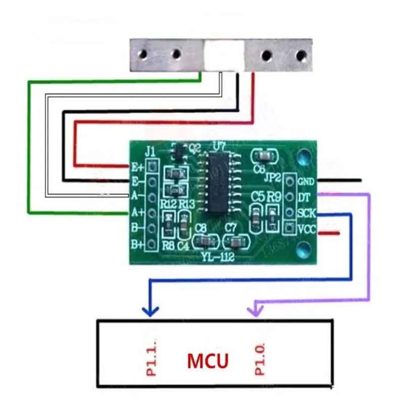 Цифровой датчик веса ячейки нагрузки 20 кг + HX711 s Ad модуль для Arduino|Датчики| |