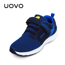 UOVO/Весенняя детская обувь; модная дышащая сетчатая обувь; детские кроссовки для мальчиков и девочек; спортивная обувь для бега; Размер 27#-37