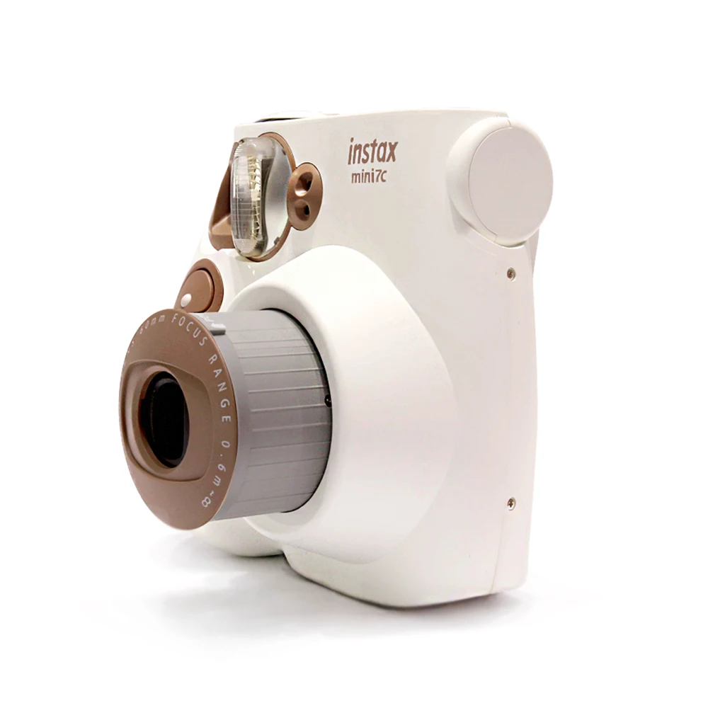 Оригинальная мгновенная фотокамера Fuji Fujifilm Instax Mini 7C фотопленка молочного цвета