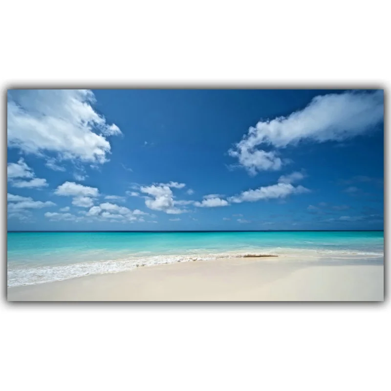 Tropical Beach Seaside Landscape Poster Art Silk Poster Home Decoration Picture Living Room