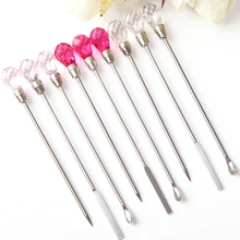 

3Pcs Muddler Poke Needle Spoon Tool Set For Beads Professional Silicone UV Resin Mold Epoxy Jewelry Making