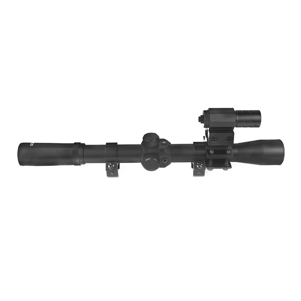 Оптический прицел для винтовки LUGER 4x20 тактический арбалетный с красной точкой