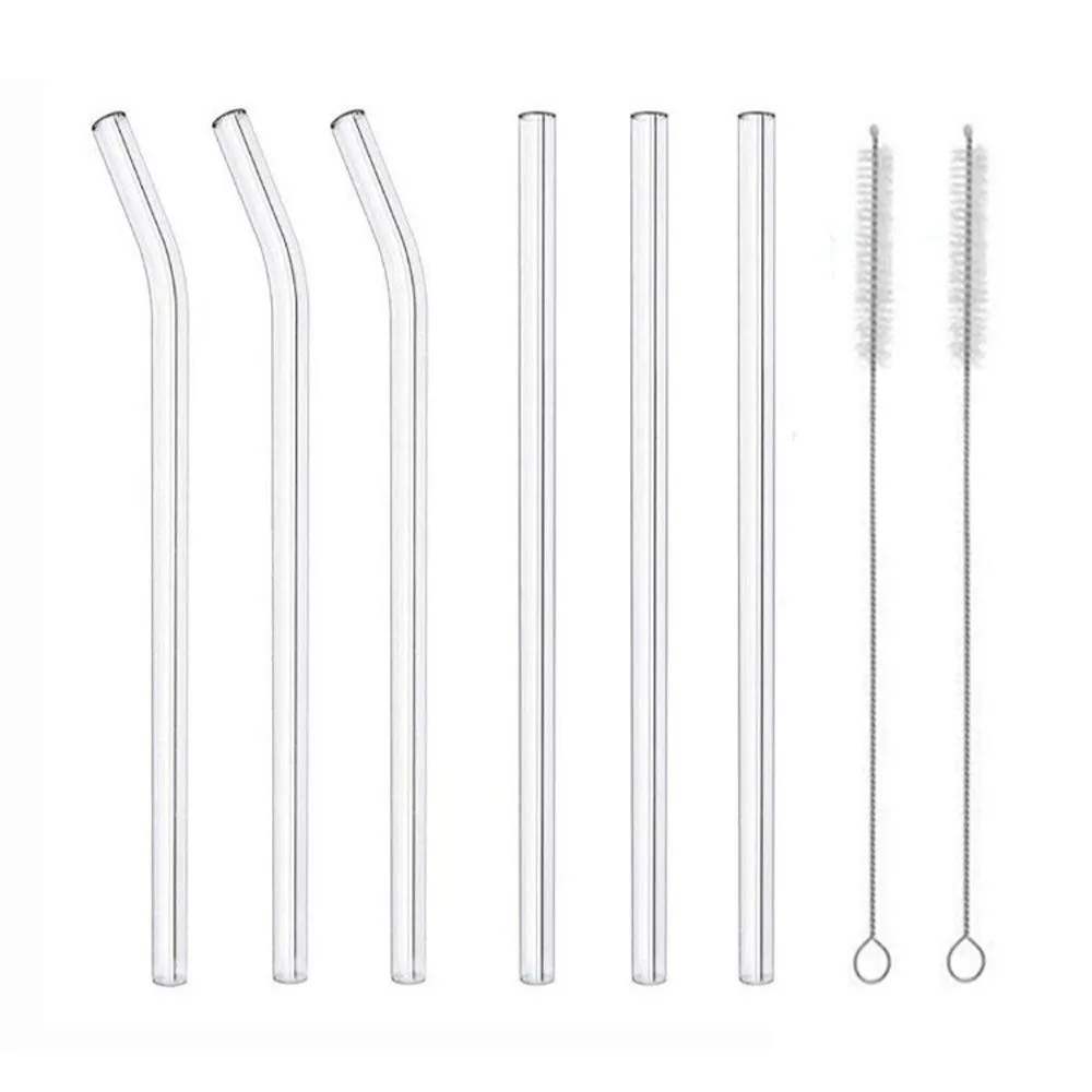 Glass Reusable Smoothie Drinking Straws06