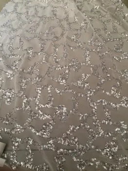 

5 yards SYJ-102727 fashionable african tulle lace fabric french net lace fabric for wedding dress